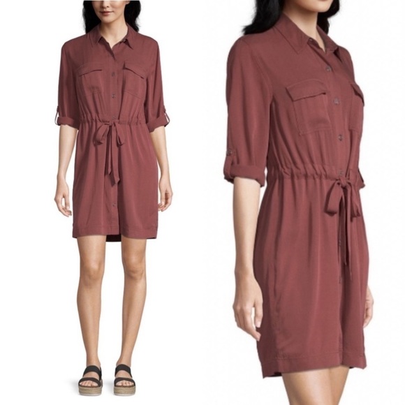 A.n.a A new approach button down Dress - Picture 1 of 12